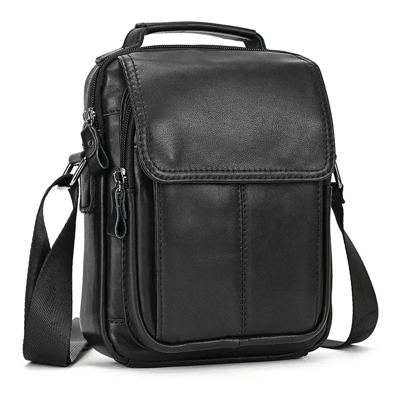 

Leather 2023 Fashion Trade Men Simple Shoulder Men Bag New Men Crossbody Bag Bags For Male Casual Pouch Leisure Shoulder Phone