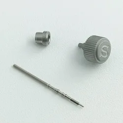 Elegant Watch Crown Accessories with Engraved S Logo - Available in 3 Unique Styles (NO.24)