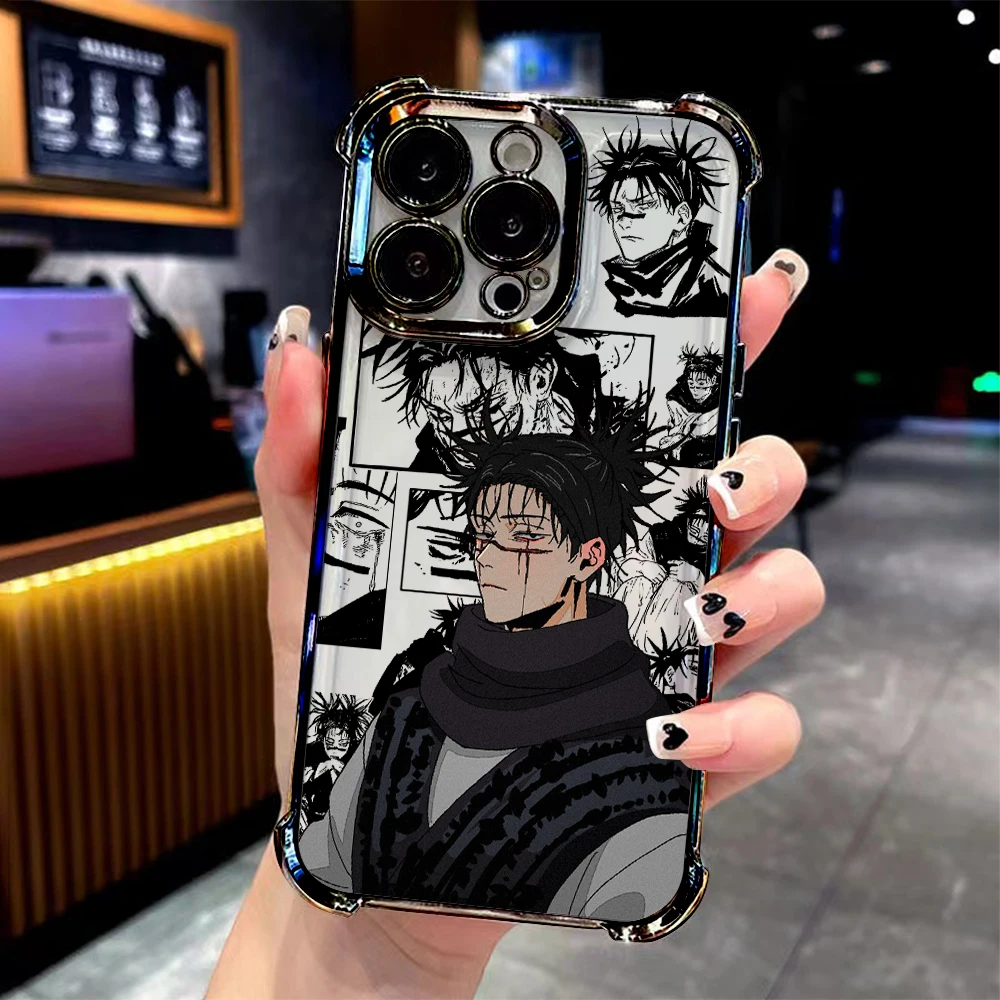 Stylish Anime Jujutsu Kaisen Plating Phone Case