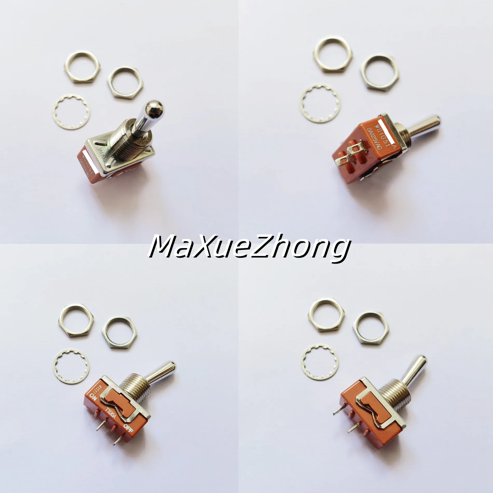 

Original New 100% toggle switch 2pin 2gear power switch 6A125V rocker switch T106A