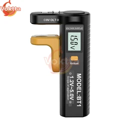Multifunctional Battery Capacity and Voltage Digital Display Tester (Black)