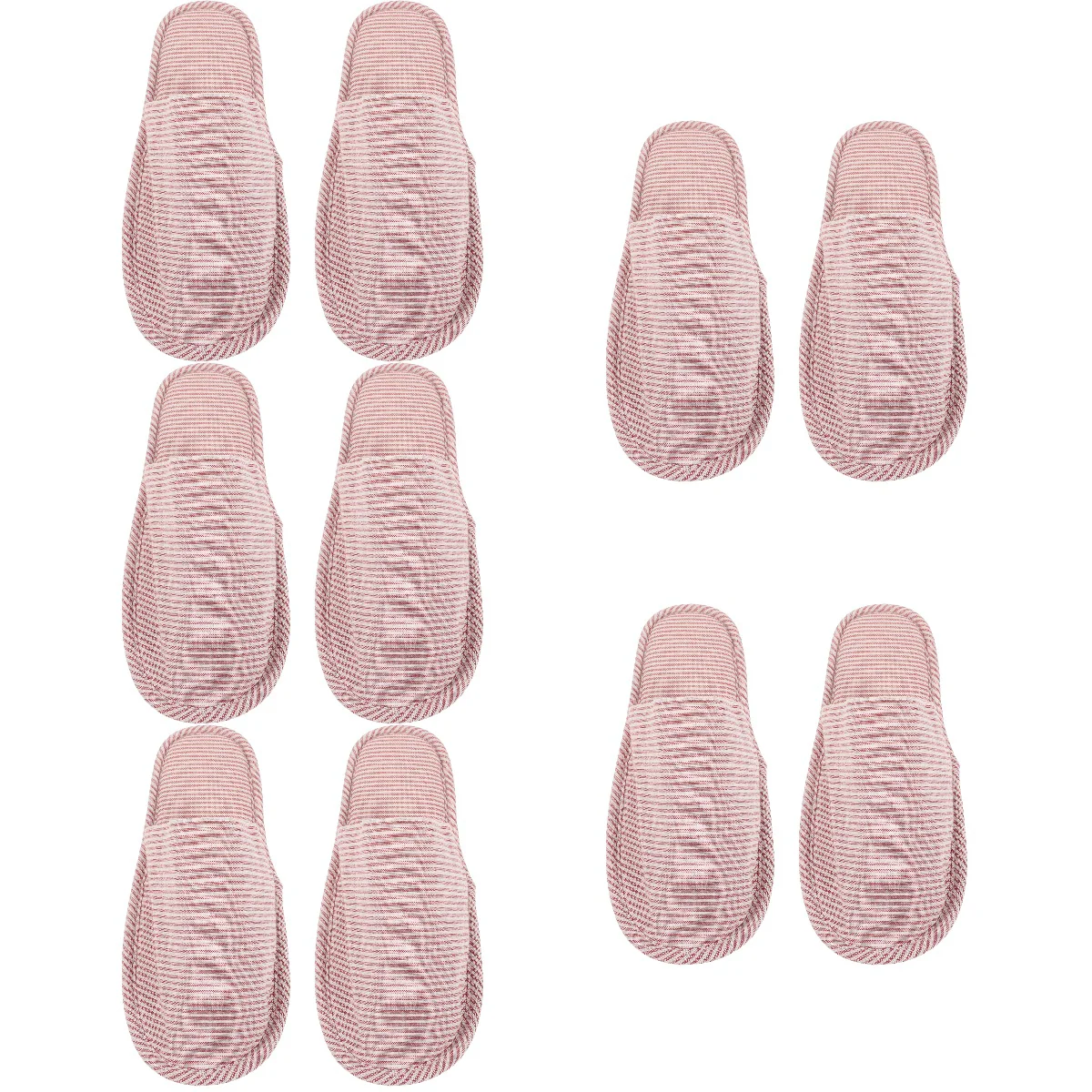 

5 Pairs of House Folding Slipper Bulk Slippers Guest Slippers Hotel Slippers for Women