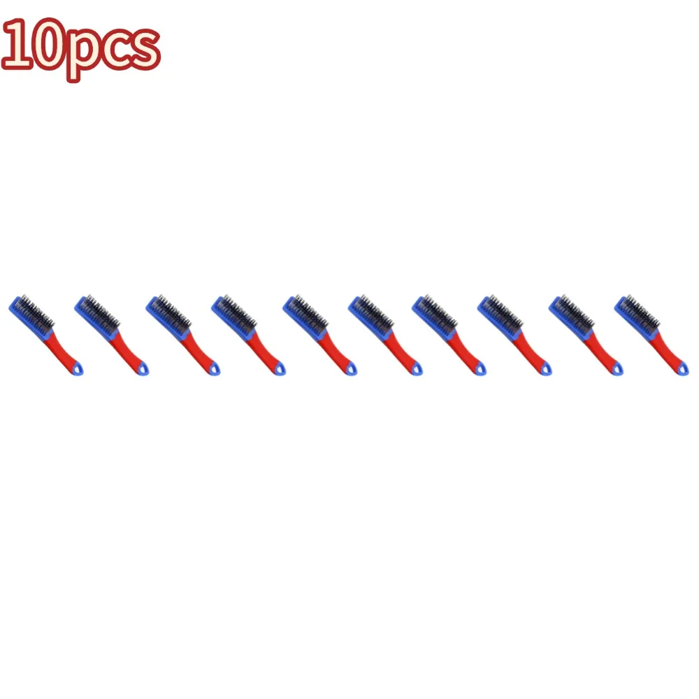 Durable Stainless Steel Wire Brush with Ergonomic Handle - Ideal