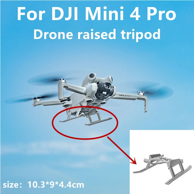 Train d'atterrissage pliable portable pour DJI Mini 4 Pro, véhicule aérien  sans pilote, accessoires de jambe surélevée - AliExpress