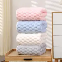 מגבת קטיפה אלמוגים רכה מגבת העבה גוון קל לשפוך צבע בית מוצק בית סופג קל רך לא הוא מגבות f5f9 1