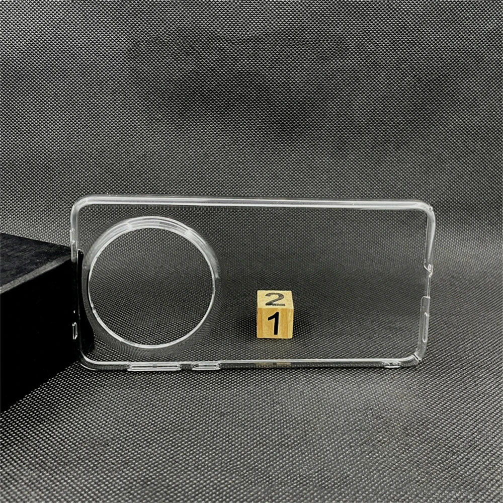 Durable Shockproof Clear Phone Case - Hard PC Plastic Cover