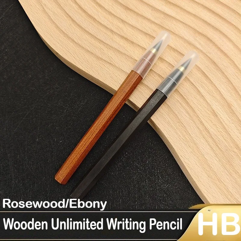 Wooden Unlimited Writing Pencil HB with Pen Tip Eternal Drawing ...
