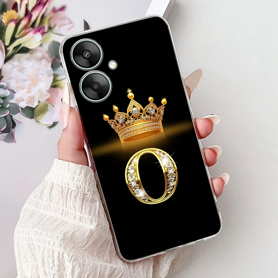 Luxury Crown Letters Soft Silicone Phone Case