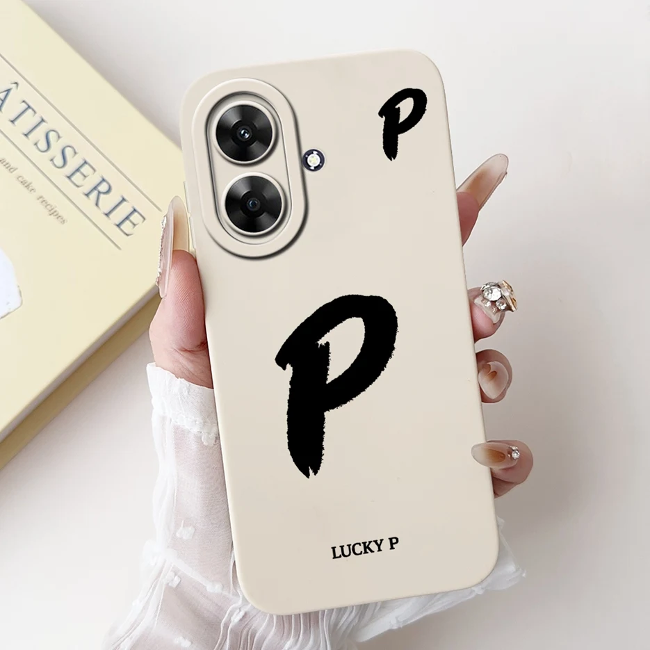 Cute Lucky Letters Soft Silicone Phone Case Cover - Stylish Protective s Coque