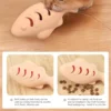 1pc Octopus-Shaped Cat Chew Toy - Interactive Treat Puzzle Feeder & Dental Teether，Self-Entertaining Silicone Pet Toy 5