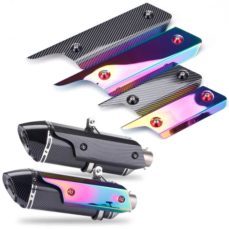 Universal Motorcycle Exhaust Pipe Heat Guard AKRAPOVIC Exhaust Middle