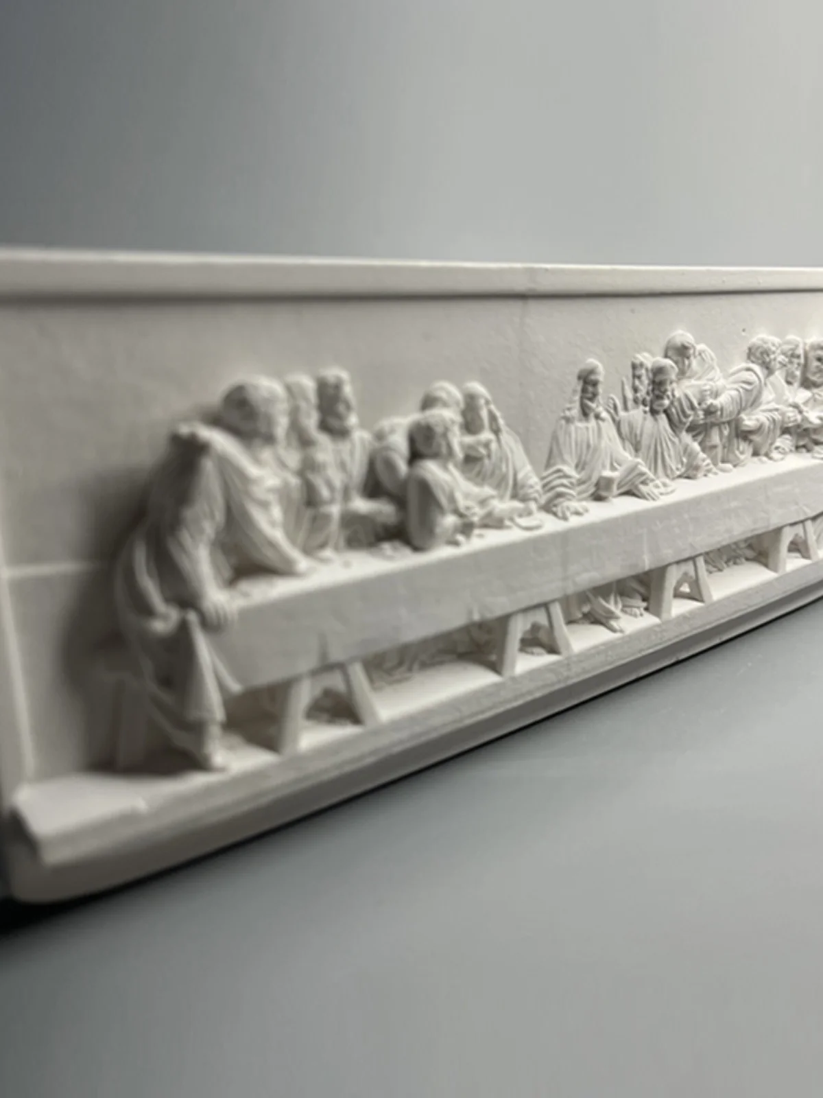 북유럽풍 최후의 만찬 석고상 레트로 릴리프 홈 데코 장식품 레오나르도 다빈치 3D 그림 창의적인 데스크탑 장식