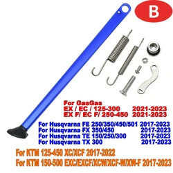 Durable Kickstand Side Stand with Spring Kit (B  Blue)