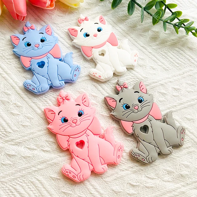 5/10PC Silicone Baby Teethers  cartoon Food Grade  Silicone Tiny Rod Children's Goods Nurse Gift Baby Teether Toys
