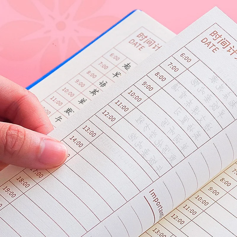 포켓 데일리 플래너 날짜 없는 노트북 일정, 200 일 할 일 목록, 개인 일일 작업, 작업 정리함, 비용 절약 계획