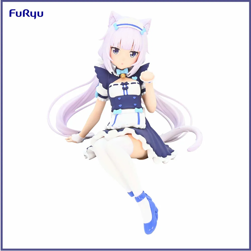 In Stock Original Anime Figures Nekopara Noodle Stopper Figure Vanilla PVC Action Figure Collectible Birthday Gifts 14cm Toys