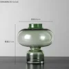 Home Decoration Transparent Glass Vase Modern Hydroponic Flower Arrangement Accessories Storage Tank Countertop Vase Furnishings 6