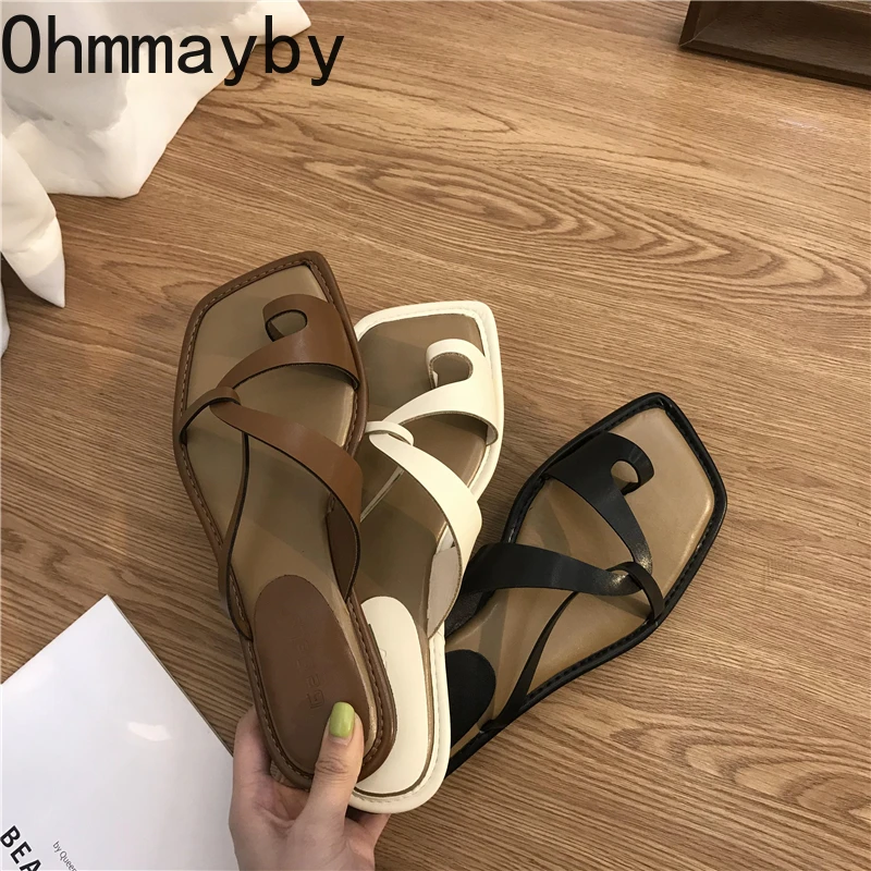 

Summer Gladiator Women Slippes Fashion Elegant Clip Toe Flats Slides Shoes Ladies Casual Beach Vacation Flip Flops Sandalias