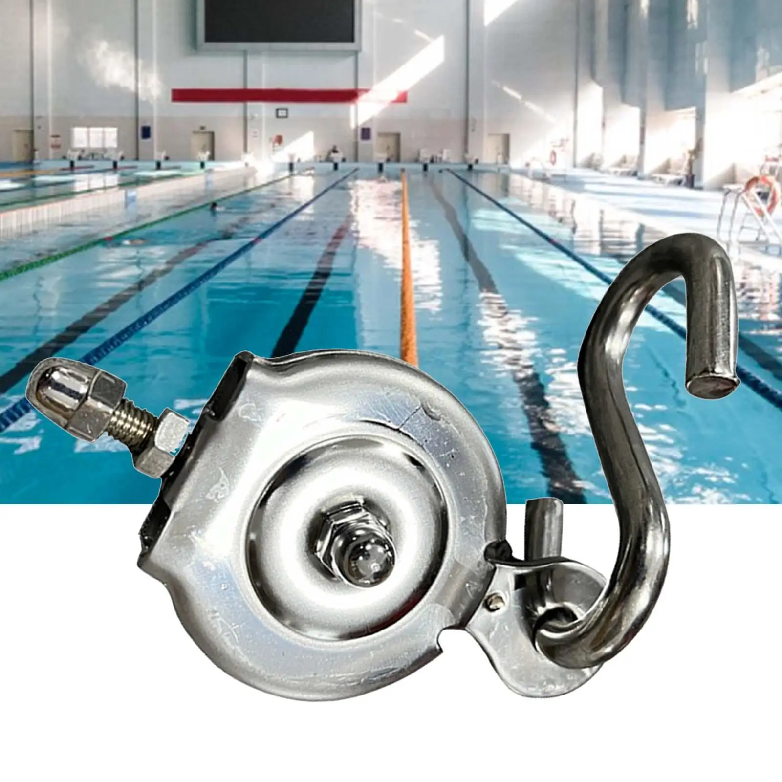 

Swimming Pool Lane Line Tensioner Hook Rustproof Easy to Use Professional Portable Swimming Pool Rope Tightener Hook