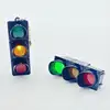 3d traffic signal keychain creative LED luminous keychain mini traffic signal light car keychain backpack ornament 2