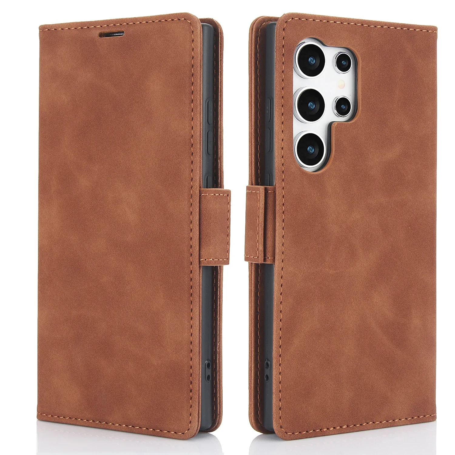 Premium Flip Leather Phone Case with Card Holder and Wallet Cover