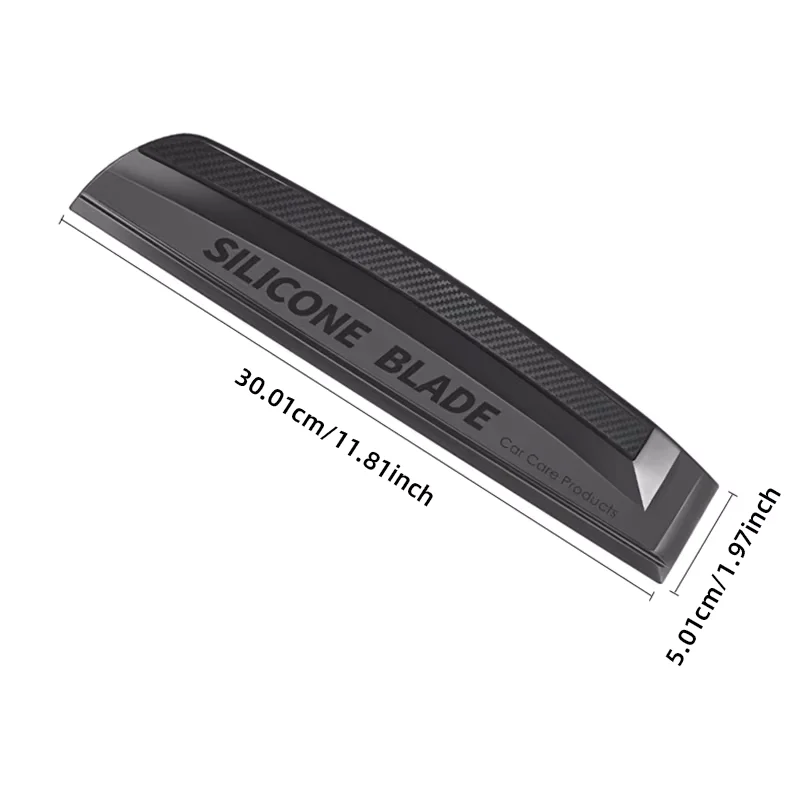 Soft Silicone Car Window Handy Squeegee Non-Scratch Auto Glass Water Wiper Drying Blade Clean Scraping Cleaner Scraper Tool