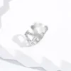 YCP  new simple micro inlaid zircon V letter ear bone clip without ear hole temperament ear clip 6