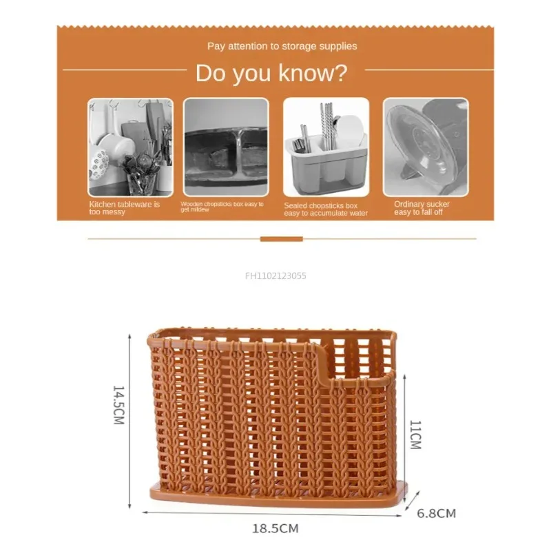 Kitchenware Tray for Kitchen Organizer Utensil Drying Racks Knife Stand Drain Rack Cutlery Organizer Spoon Fork Chopstick Holder