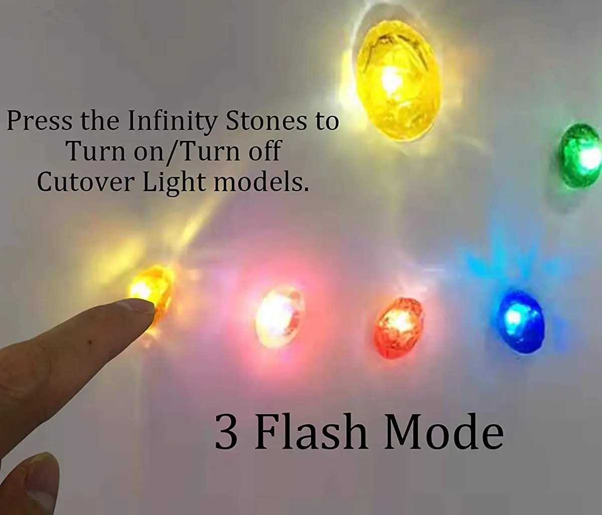 Bulex Infinity Gauntlet Light Glove Superhero Cosplay Gloves LED Kids Adult Carnival Costume Halloween props anime cosplay props