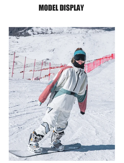 LDSKI Ski Pants Snowboard Clothes Women Men Winter Reflective Design  Elasticated Trouser Waist Snow Waterproof Loose Warm Team - AliExpress