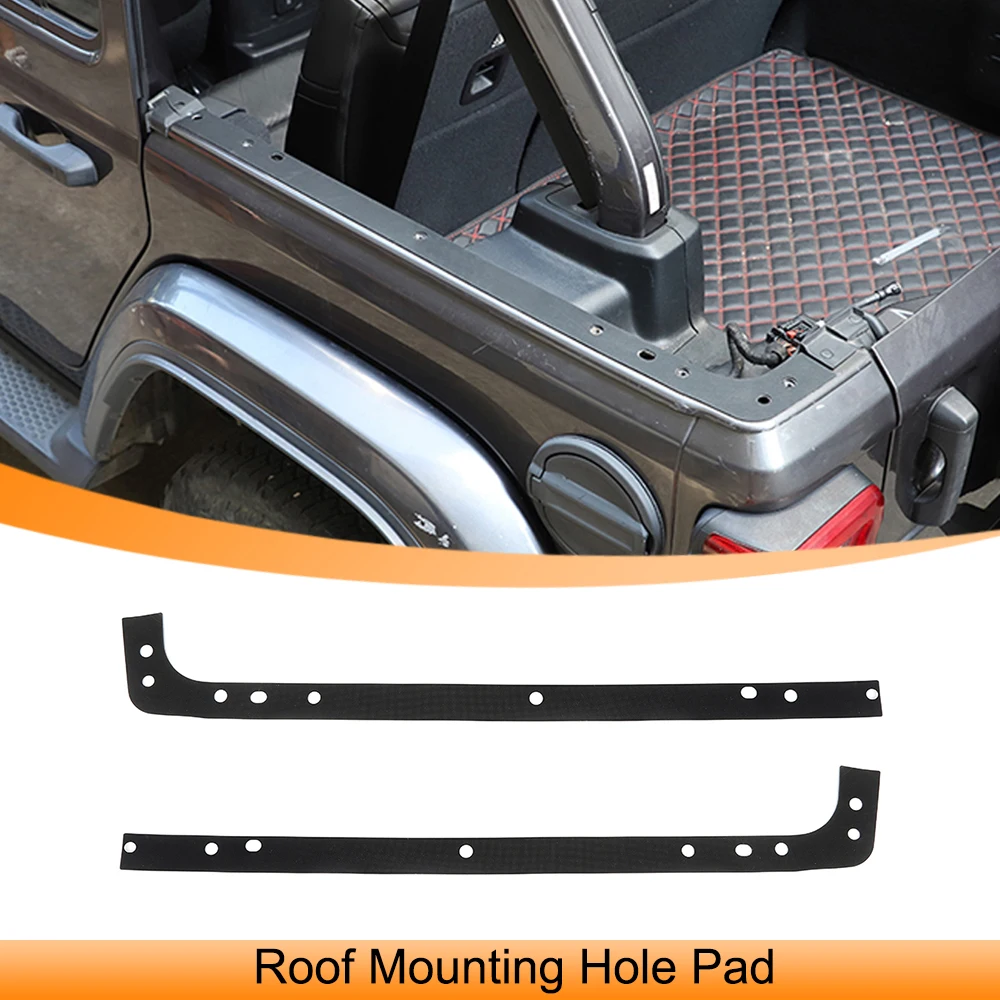 

Car Roof Mounting Hole Pad Decoration Cover Trim for Jeep Wrangler JL 2018 2019 2020 2021 2022 2023 4-Door Exterior Accessories