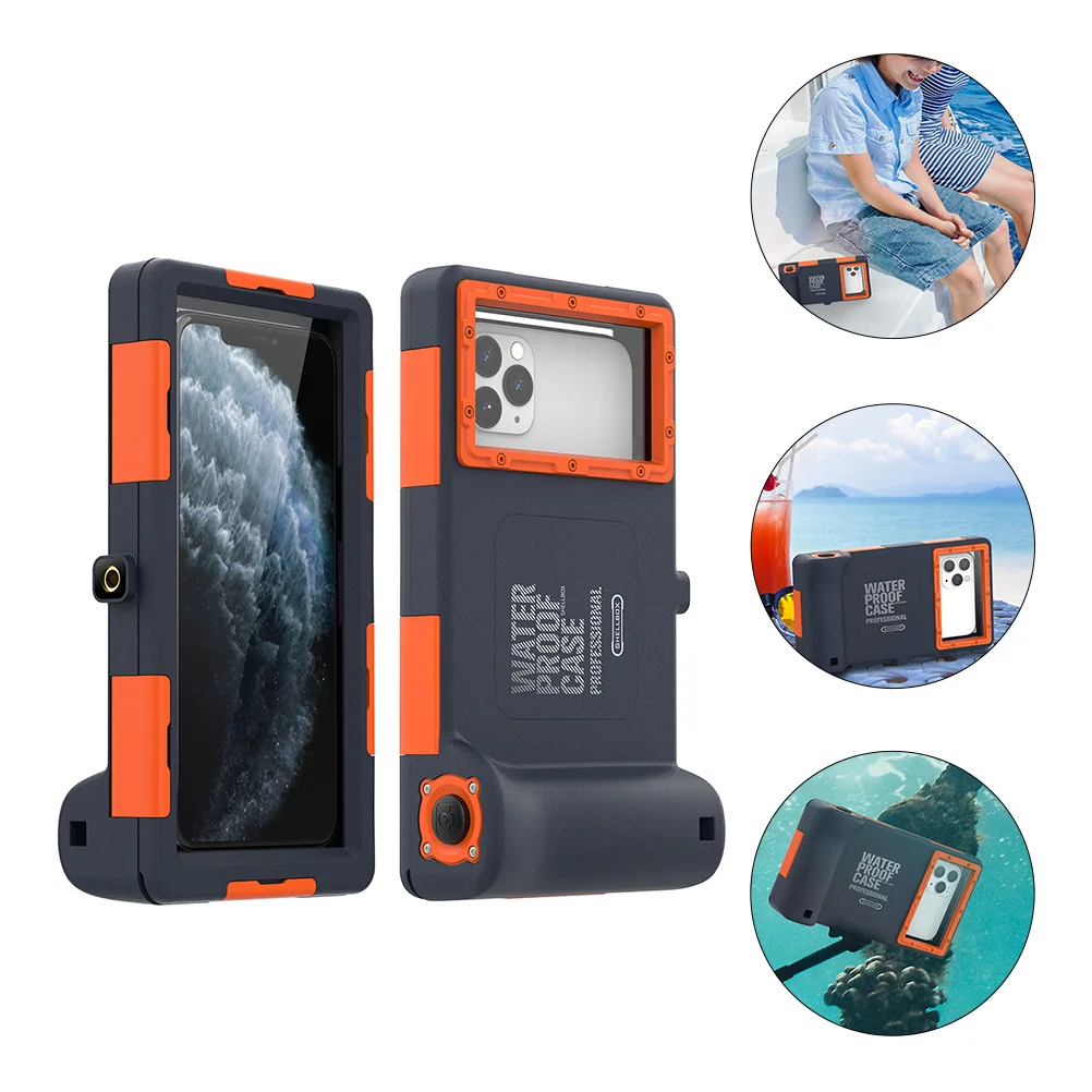 Case Waterproof Underwater Diving Mobile Shell Snorkeling Pro Max Sea
