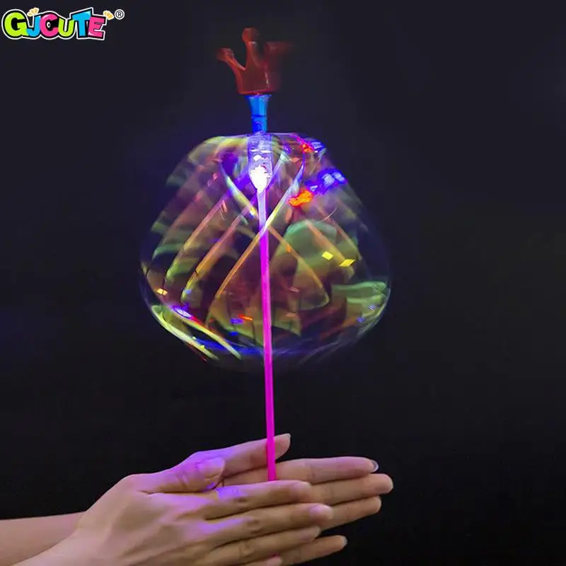 

Halloween Rainbow Magic Stick Wand LED Bubble Colorful Luminous Toy Flashing Wand Stick Toy Kids Toys New Year Xmas Party Decor