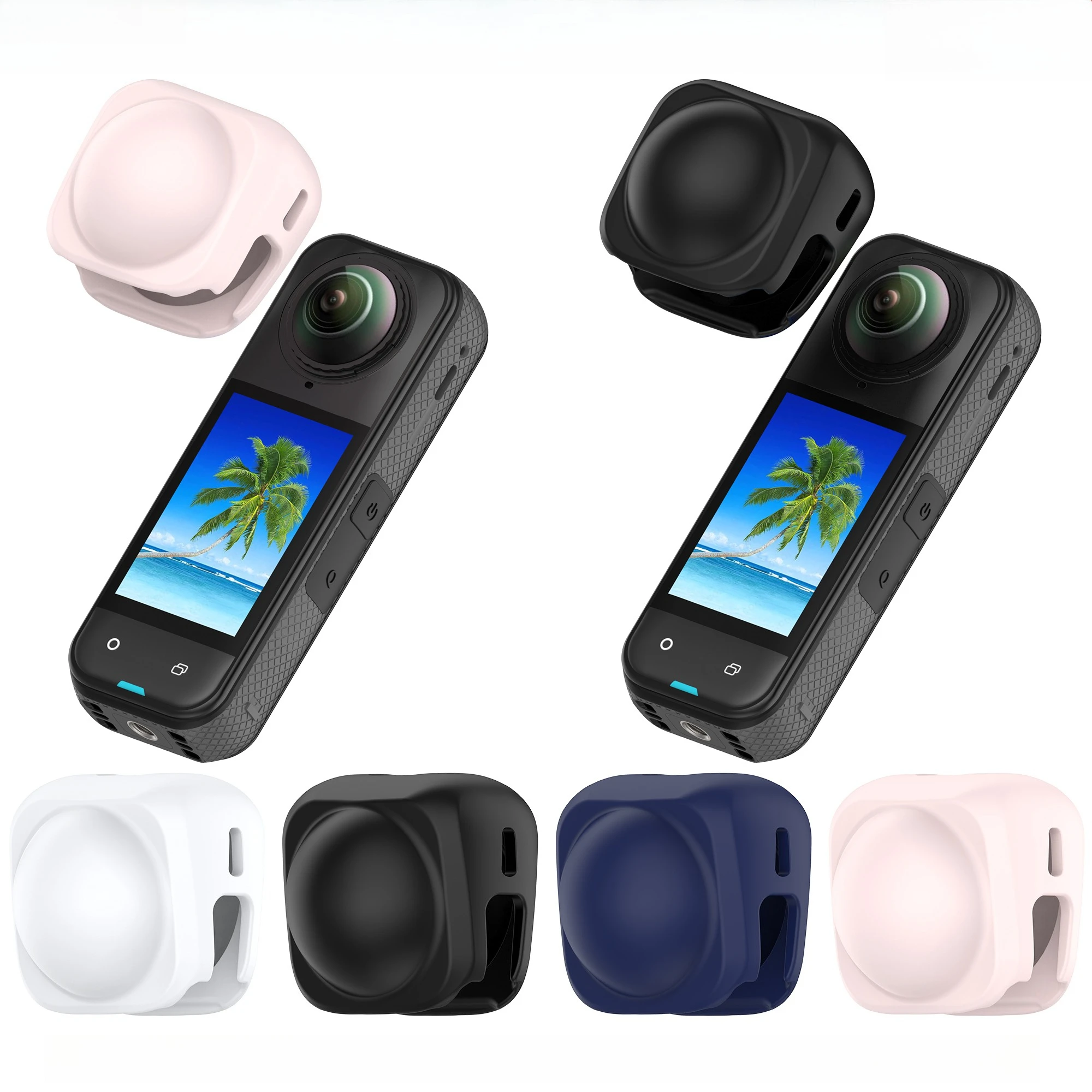 Insta360 X4/Insta360 X5용 실리콘 고무 카메라 보호 커버 스마트 팔찌 케이스 보호 케이스 시계 액세서리