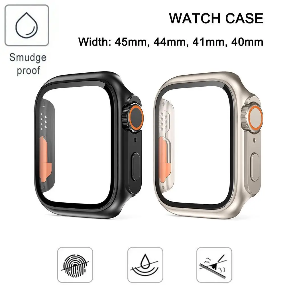 

Сменить на ультра для Apple Watch 7 8 44 мм 45 мм 41 мм 40 мм чехол с защитой экрана 1:1 сменить на ультра 49 мм дропшиппинг