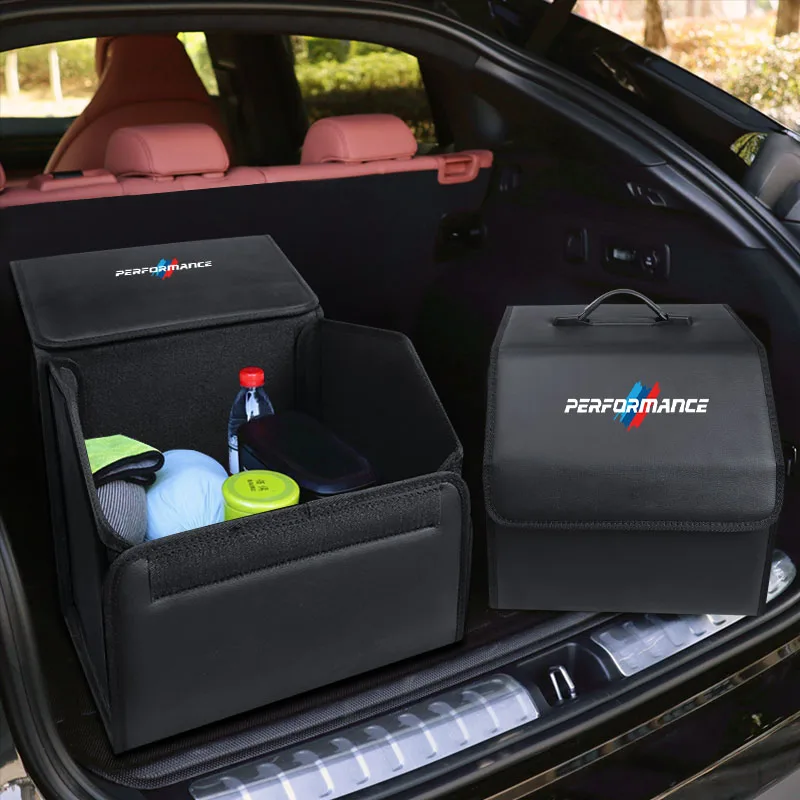 Car Storage Box Travel Camping Leather Bag Foldable For BMW X1 X2 X3 X4