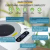 2025 Smart Kitchen Garbage trash can home appliance Food Waste Recycling and Eco-Friendly Fertilizer Maker Food waste shredder 4
