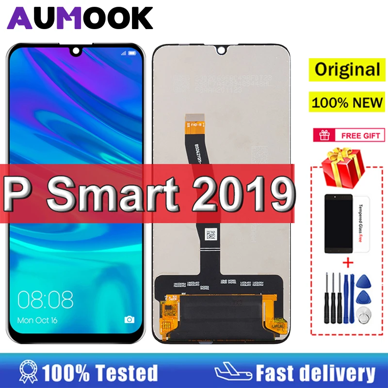 Originale 6.21 "Per Huawei P Smart 2019 Display Lcd Touch Screen Digitizer Per Huawei P Smart 2019 Lcd Pot-Lx1 Parti Di Ricambio