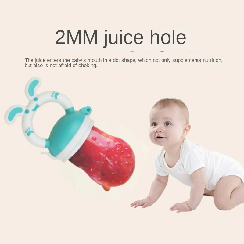 Silicone Fruit Feeder Fresh Food Nibbler Baby Pacifiers Feeder Nipples For Kids