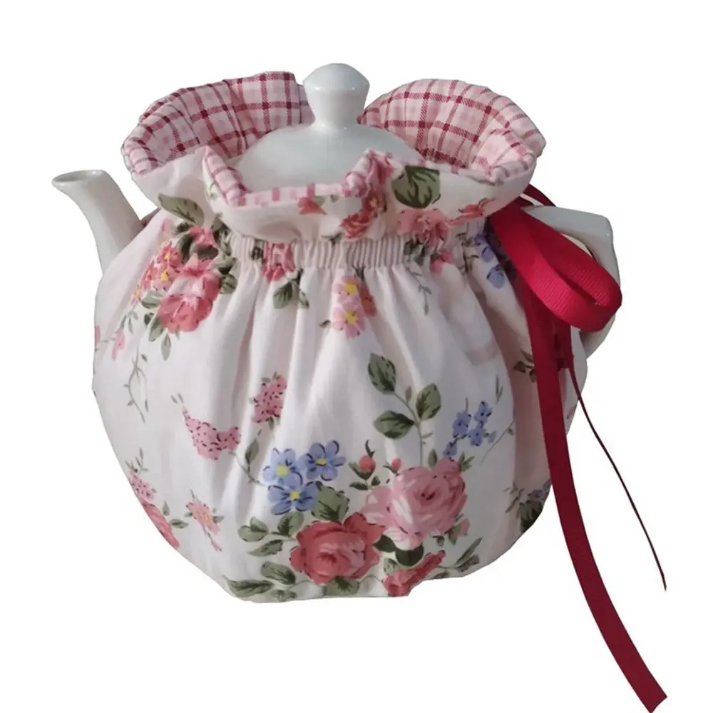 Tea Cosy Breakfast Warmer Kitchen Teapot Dust Cover Insulation and Keep Warm Fabric Teapot Cover Home Kitchen Table Accessories