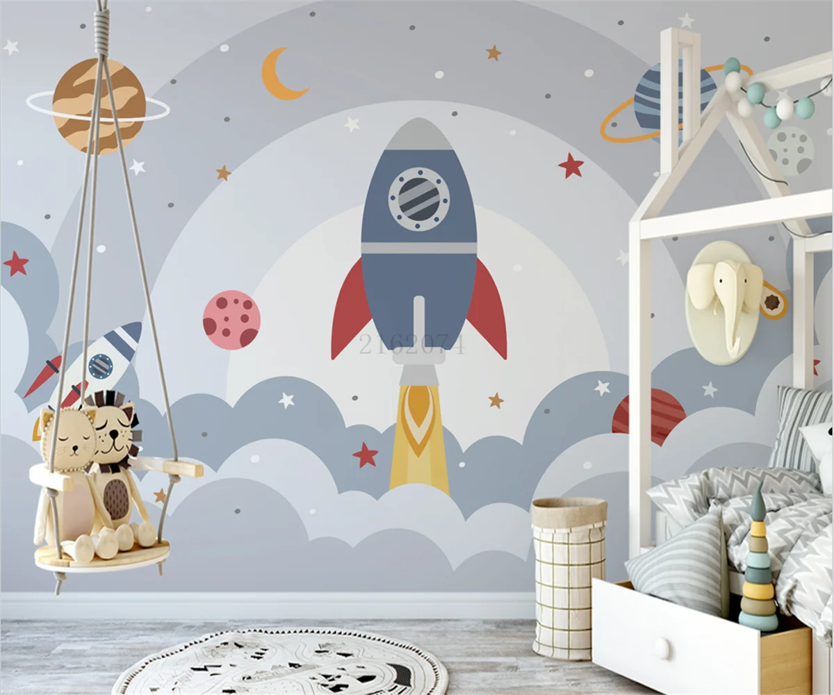 foto papel de parede nordico moderno pintados 01