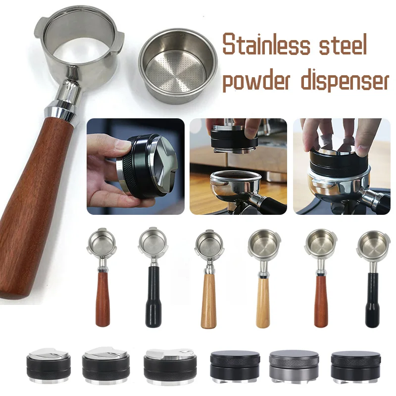 

High Quality Coffee Bottomless Portafilter For Filter 51MM/54MM/58MM Replacement Filter Basket Coffee Accessories Kitchen Tools