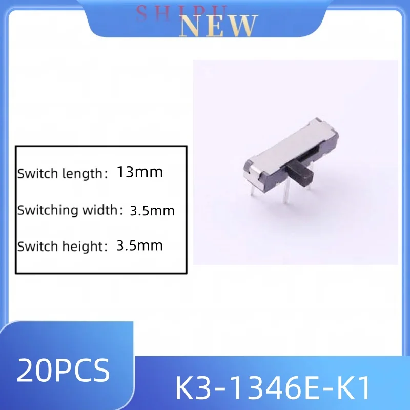 20 Stück Mikro-Netzschalter K3-2235D-K1 K3-2268T SS-23E06-G5 K3-1336D-F1 SK-13D01-VG3 K3-1346E K3-2410D-L1 K3-1346E Schiebeschalter – Detail 16