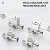 ZRDR Aquarium DIY CO2 Diffuser Fish Tank CO2 External Atomizer Aluminum Alloy CO2 Generator Regulator Accessories CO2 Diffuser 4