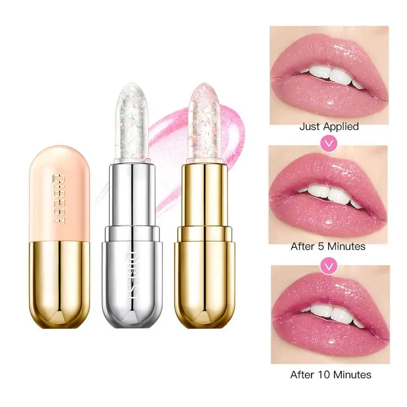 

Magic Lipstick Set Color Changing Long Lasting Lipstick Waterproof Crystal Jelly Lip Stick Lip Makeup Girl Cosmetics Ph Lip Balm