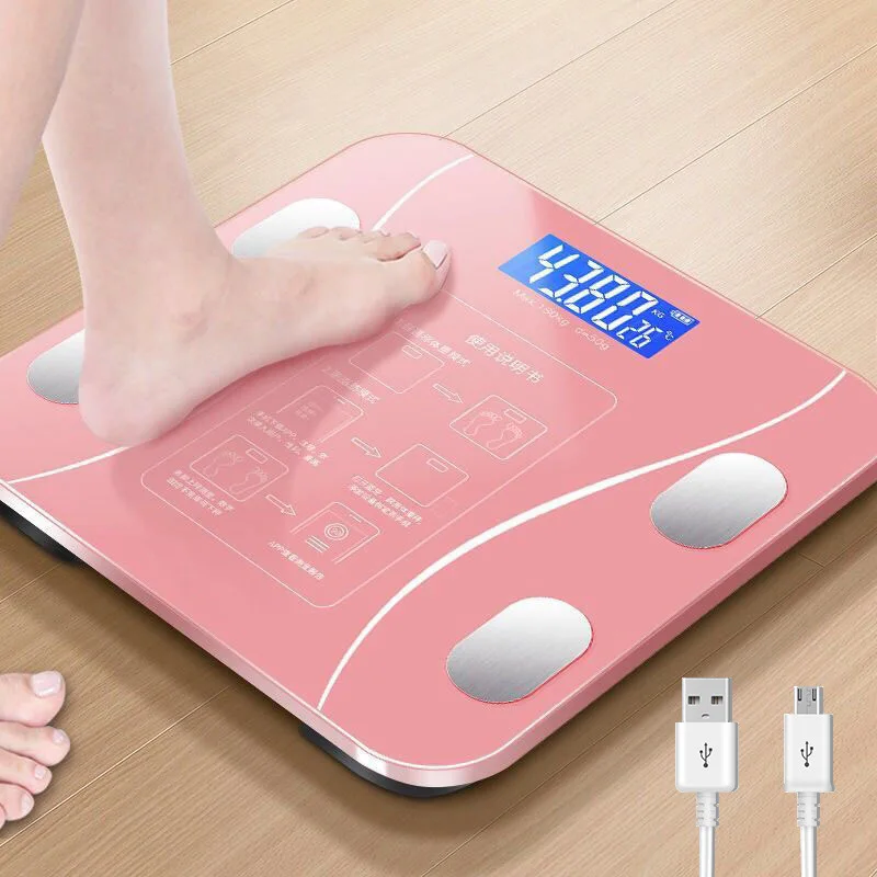 Pink/black/white body weight table weight scale Smart human volume professional weight, simple, healthy weight 2