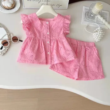 Baby Girl Pink Cotton Set 2