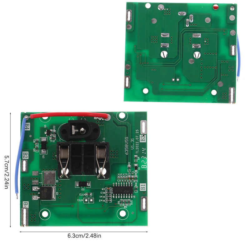 리튬 이온 배터리 보호 PCB 보드 드릴 액세서리, 전기 각도 연마기, 21V Bms 5s 20A, 3.7V