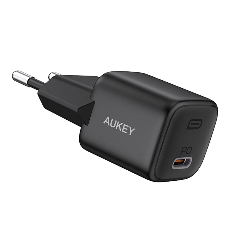 AUKEY PA-B1 20W Single Port Type-C PD Wall Plug Charger, Fast Charging USB  Charging Station for Mobile Phone Tablet