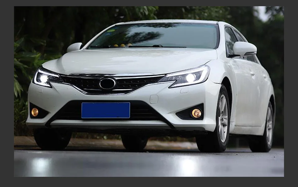 AKD Head Lamp for Toyota Mark X LED Headlight 2013-2017 Headlights Reiz DRL Turn Signal High Beam Angel Eye Projector Lens